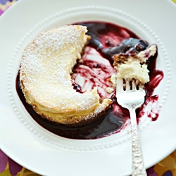 Cheesecake with Mixed Berry Sauce