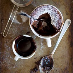 Bitter Chocolate Souffle