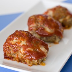 Mini Cheese Meatloaves