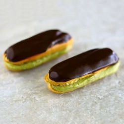 Pistachio Eclairs