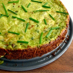 Spring Pea and Ricotta Torte