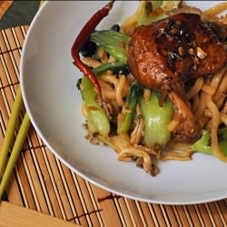 Crispy Duck with Udon Noodles