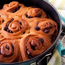 Chocolate Pecan & Maple Scrolls