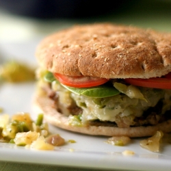 Green Chile Cheeseburgers