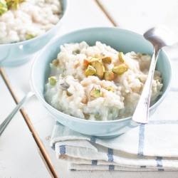 Pistachio Rice Pudding