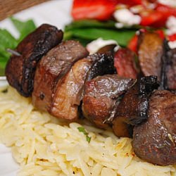 Blood Orange Marinated Pork Kabobs