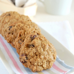 Maple Cranberry Oatmeal Cookies