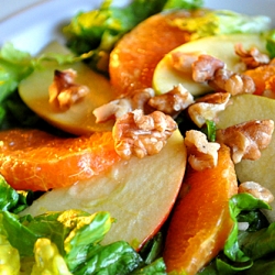 Honey-Garlice Apple-Orange Salad