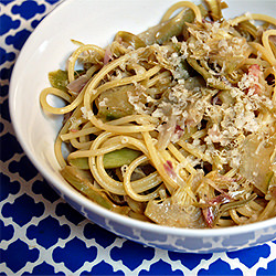 Spaghetti with Artichokes