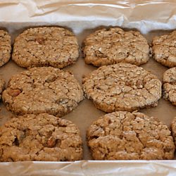 Eggless Oatmeal and Raisin Cookies