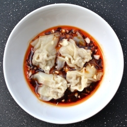 Wontons In Chili Oil Sauce