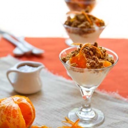 Granola Parfaits w Clemtine Honey