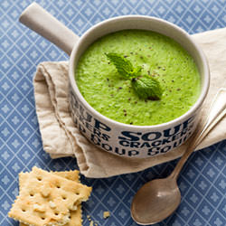 Fresh Pea and Mint Soup