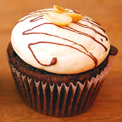 Peanut Butter Chocolate Cupcake