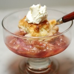 Rhubarb Cobbler