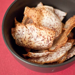 Oven Baked Taro Chips