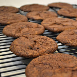 Dark Chocolate Espresso Cookies