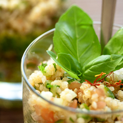 Quinoa Tabbouleh with Pesto