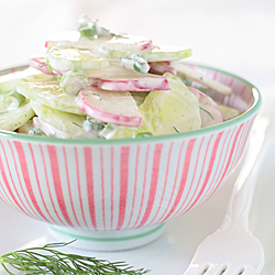 Radish & Cucumber Salad