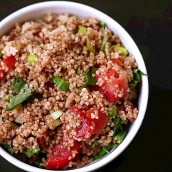 Couscous with Tomatoes, Basil