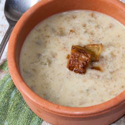 Eggplant and Lemon Soup