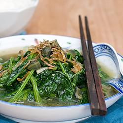 Chinese Spinach in Superior Broth