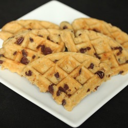 Waffled Chocolate Chip Cookies