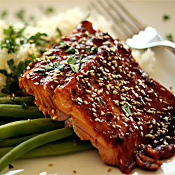 Maple Sesame Salmon Fillets