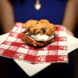 Trail Mix Ice Cream Sandwiches