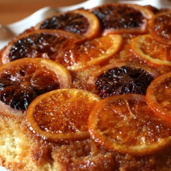 Blood Orange Polenta Cake