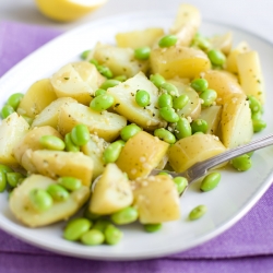 Lemon Potato & Edamame Salad