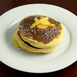 Ricotta Pancakes with Lemon Curd