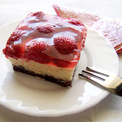 Strawberry Glazed Cheesecake