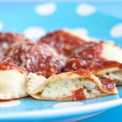 Ricotta and Basil Ravioli