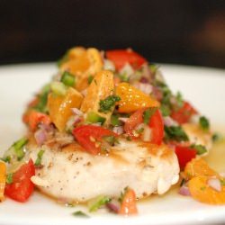 Chicken with Clementine Salsa