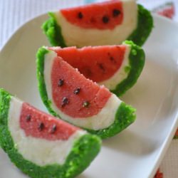 Watermelon Cookies (in Croatian)