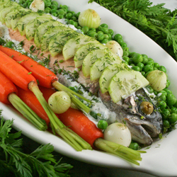 Poached Rainbow Trout