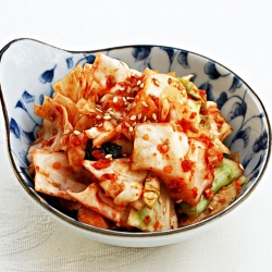 Green Cabbage Kimchi