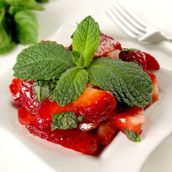 Strawberry Salad with Mint