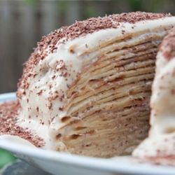 Tiramisu Crepe Cake