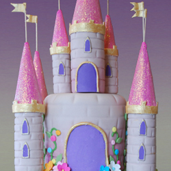 Fondant Castle Cake