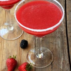 Strawberry Blackberry Margaritas