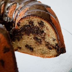 Chocolate Swirl Muffin Cake