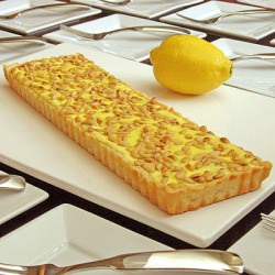 Lemon & Pine Nut Ricotta Tart