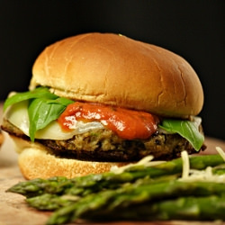 Black Bean Pizza Burgers