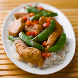 Chicken & Sugar Snap Pea Stir-Fry