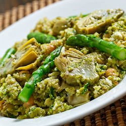 Asparagus & Artichoke Quinoa Salad