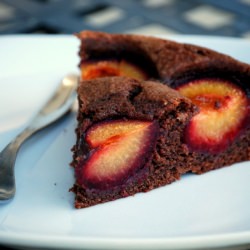 Chocolate Plum Cake