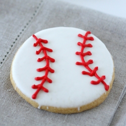 Batter Up! Baseball Sugar Cookies