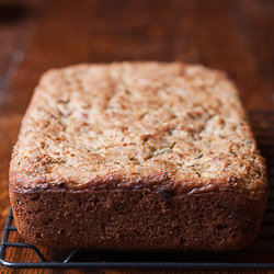 Zucchini, Rhubarb and Ginger Bread